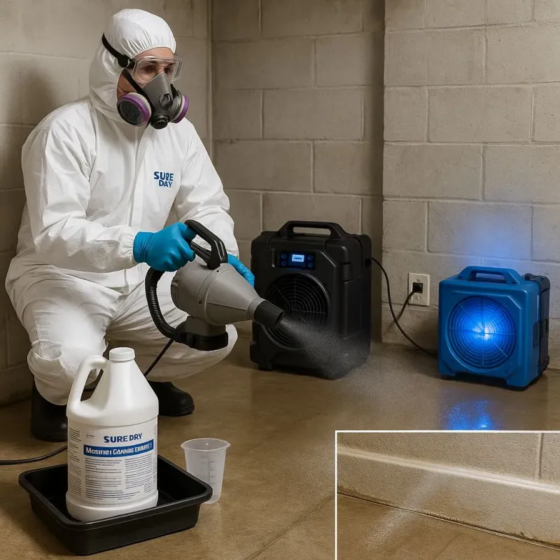 Sanitization and Odor Removal process in Santa Rosa, CA